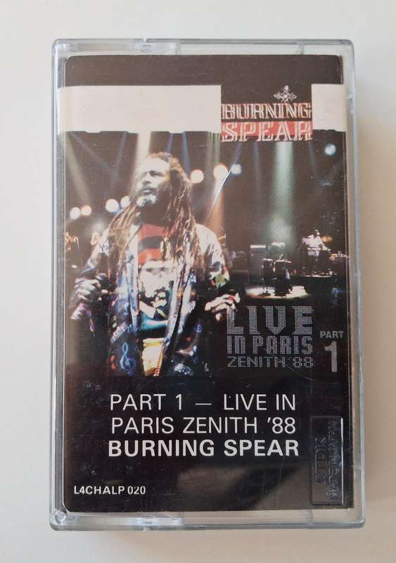 Burning Spear - Live in Paris Zenith '88 Cassette