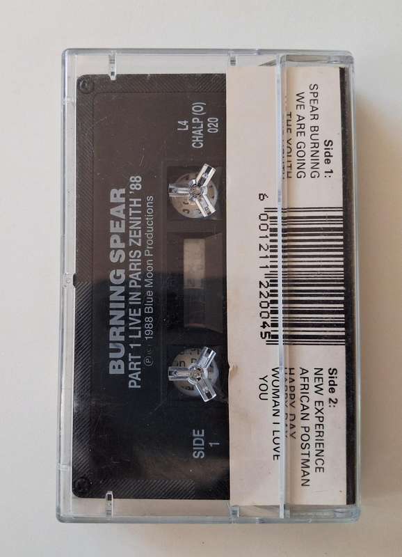 Burning Spear - Live in Paris Zenith '88 Cassette
