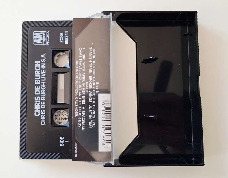 Chris de Burgh - Live in South Africa 1984 Cassette