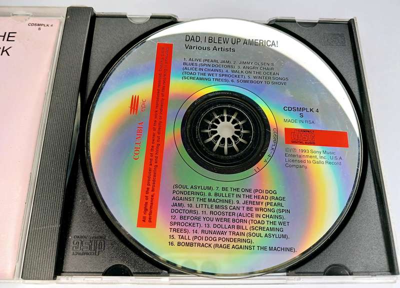 Dad, I blew up America CD