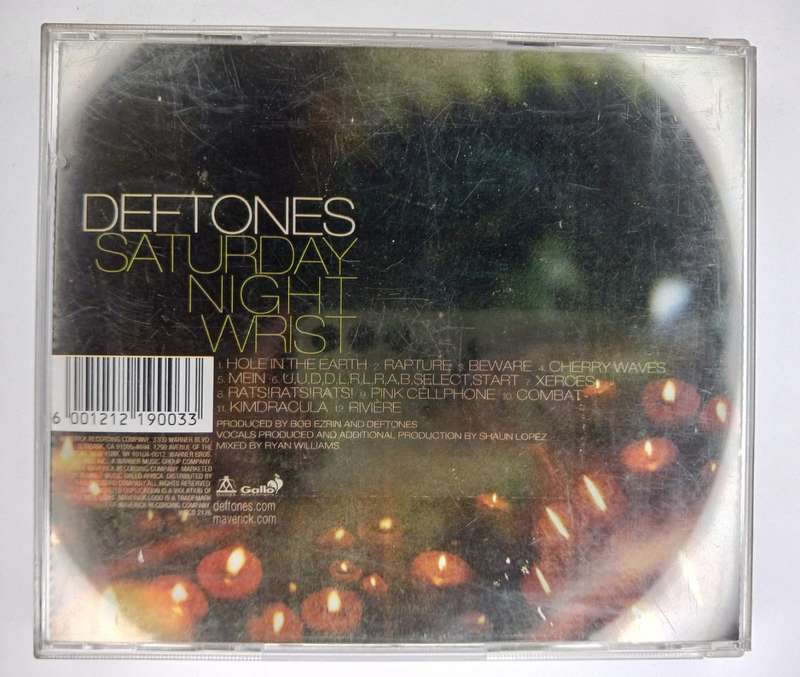 Deftones - Saturday Night Wrist CD