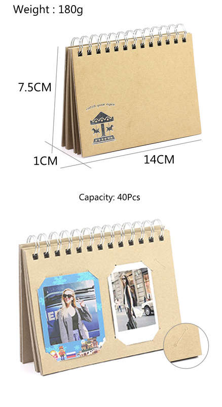 Scrapbook Photo Album for Instax film