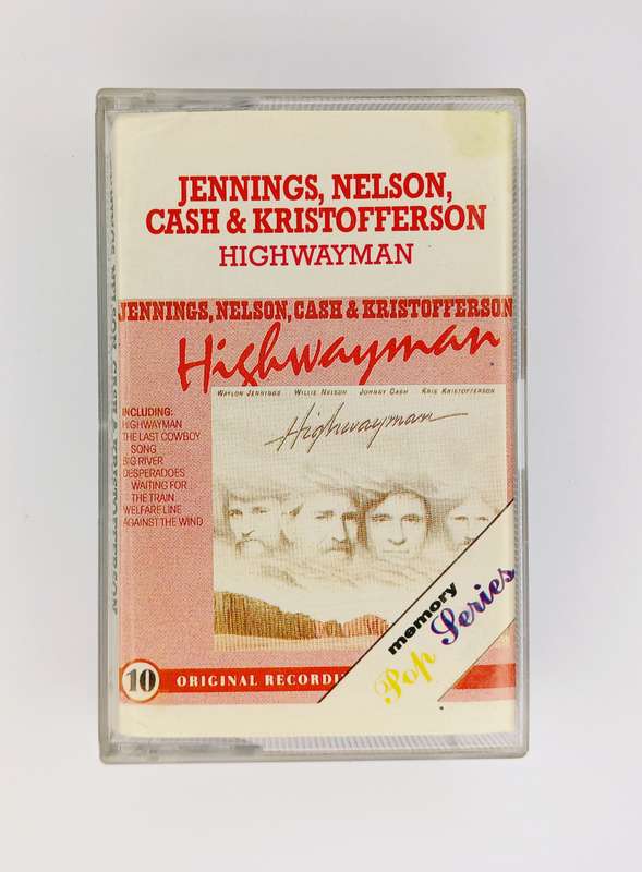 Waylon Jennings  Willie Nelson  Johnny Cash  Kris Kristofferson  Highwayman Cassette