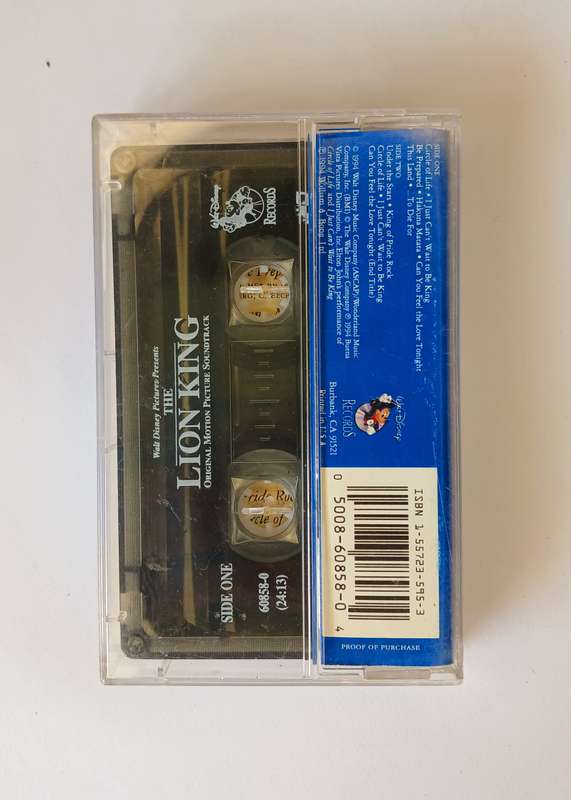 Lion King 1994 ST Cassette