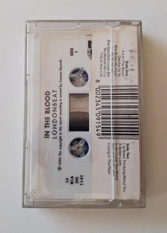 Londonbeat  In The Blood Cassette