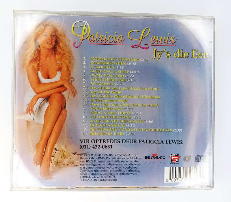Patricia Lewis - Jy's die een CD (signed)