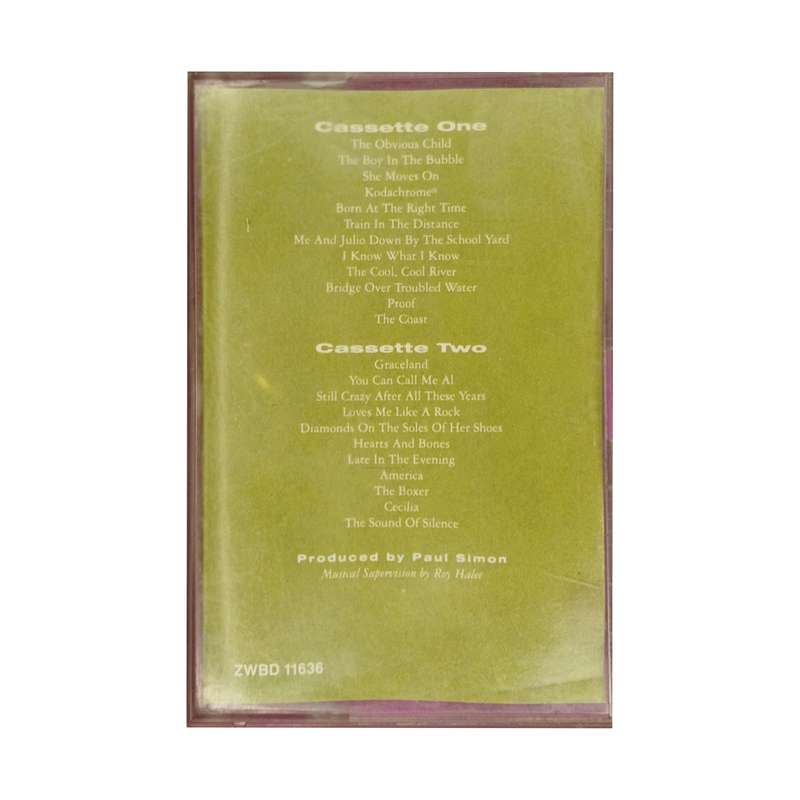 Paul Simon's Concert in the Park Cassette