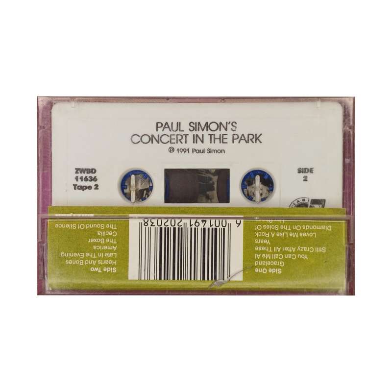 Paul Simon's Concert in the Park Cassette