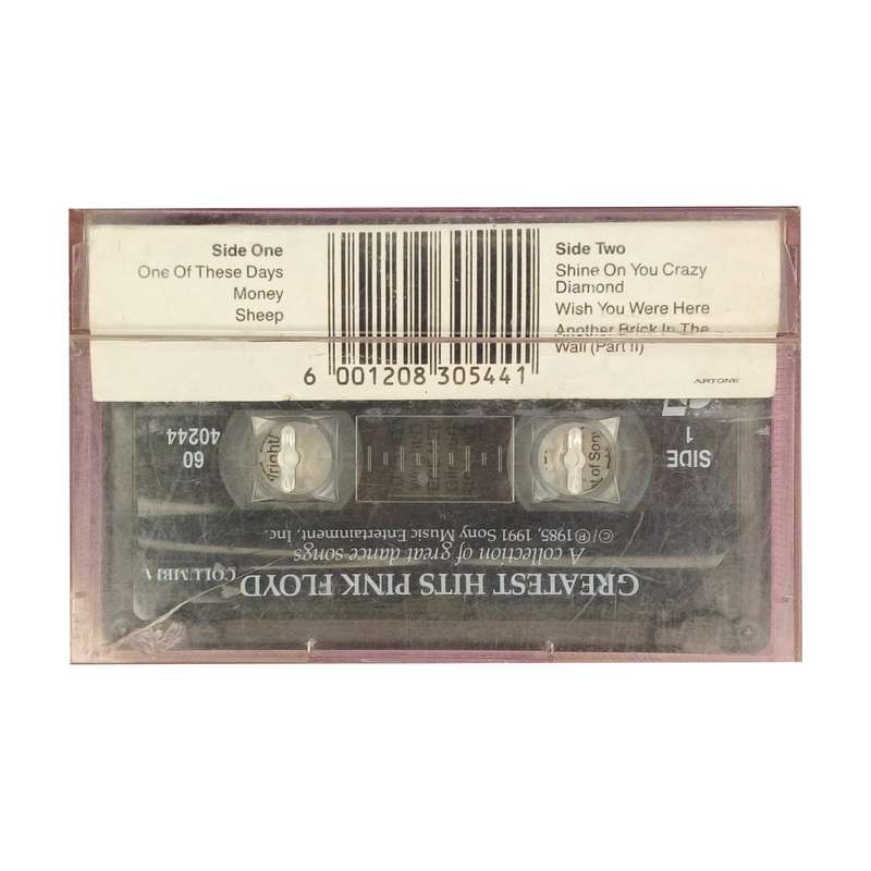Pink Floyd Greatest Hits Cassette