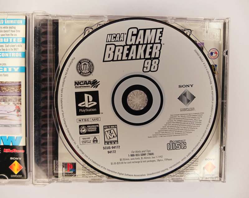 Playstation 1 NCAA Game Breaker 98 NTSC