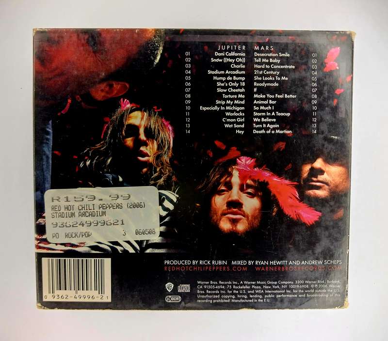 Red Hot Chili Peppers - Stadium Arcadium CD