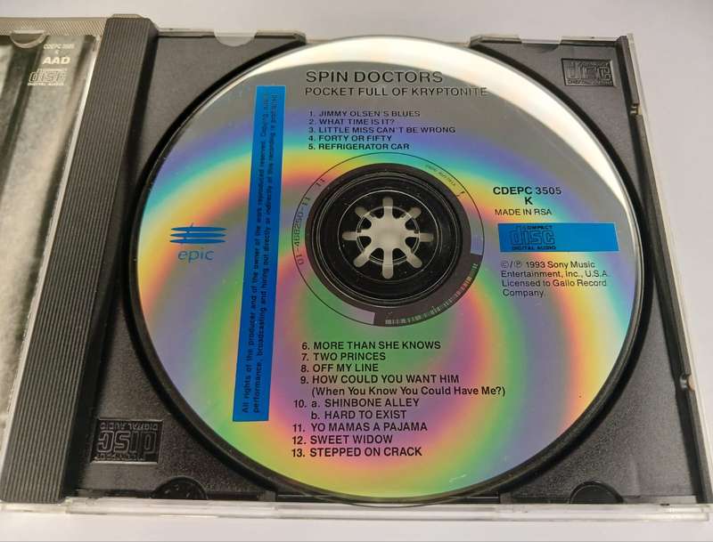 Spin Doctors - Pocket full of Kryptonite CD