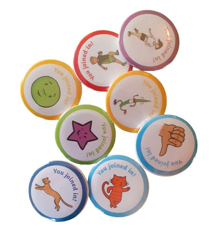 Reward Badge Pins - 32mm - 24-Piece