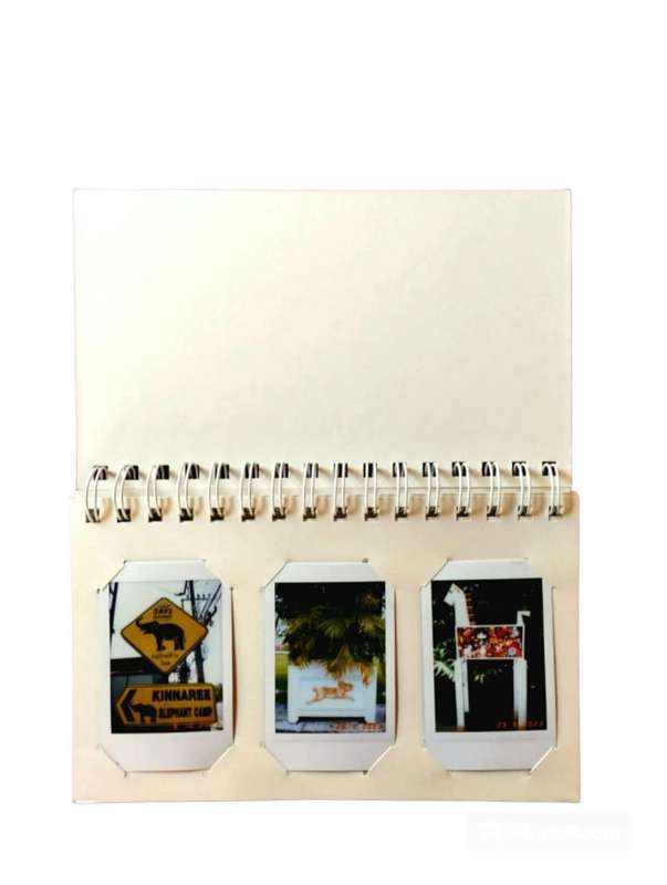 Scrapbook Photo Album for Instax Mini Film - White