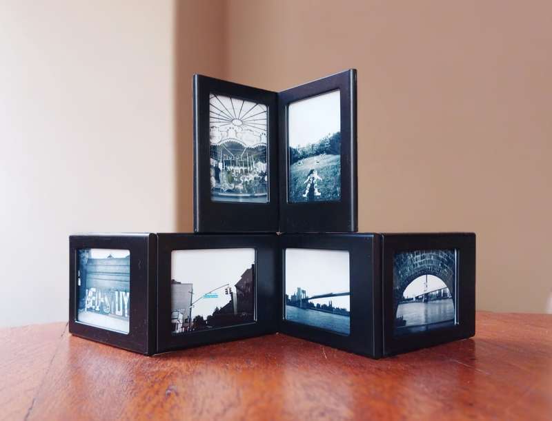 Black Magnetic Frame Tiles for Instax Mini 6pc