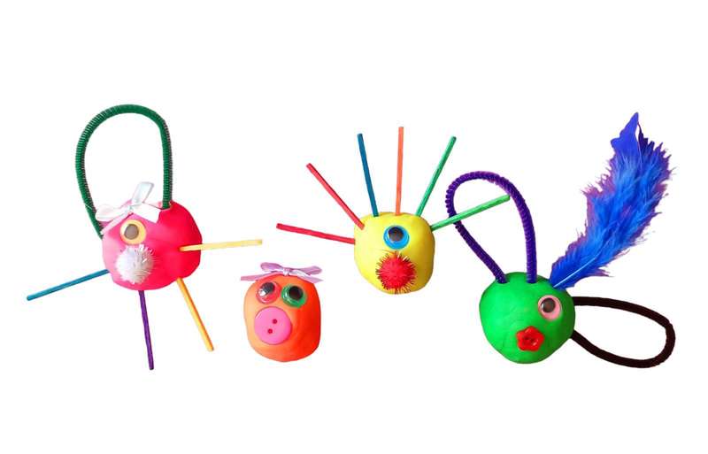 Dough Play Set with Accessories in Container