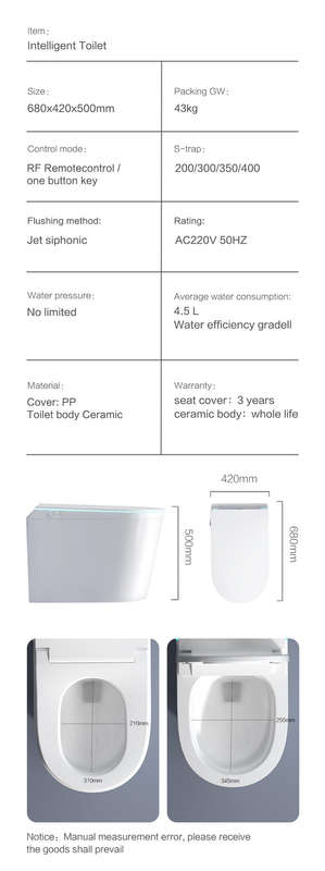 Intelligent Toilet Tankless