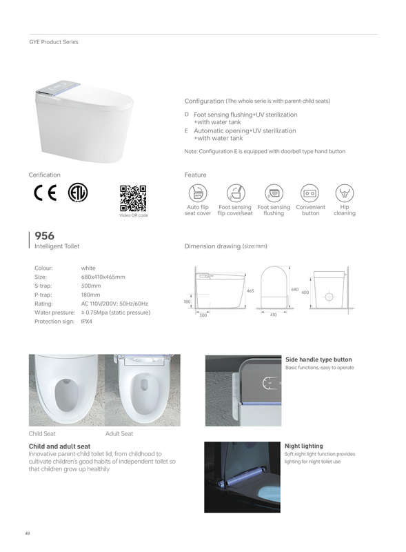 Intelligent Toilet Tankless