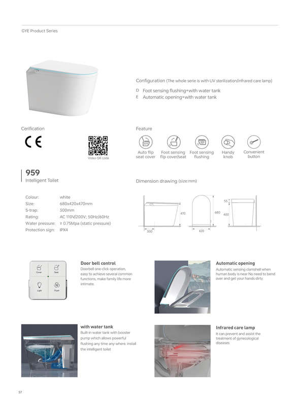 Intelligent Toilet Tankless