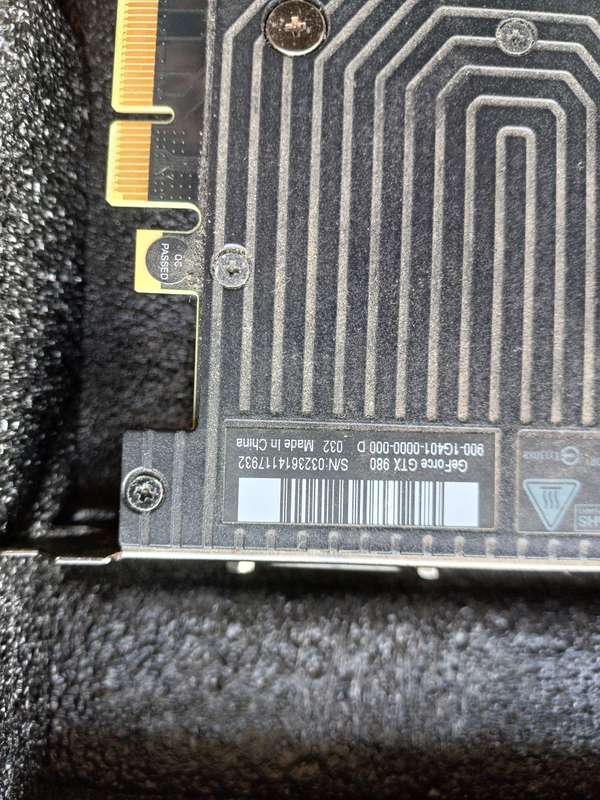 GTX 980 Graphics card