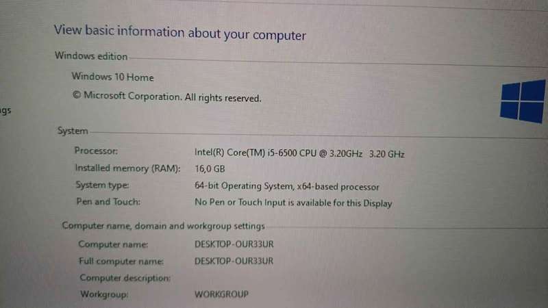 i5 6500 CPU
