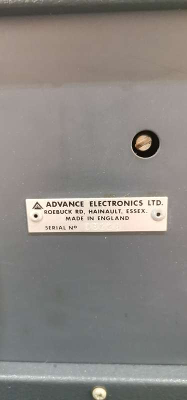 Vintage Advance Electronics VM77D RMS Volts Sine Wave Meter