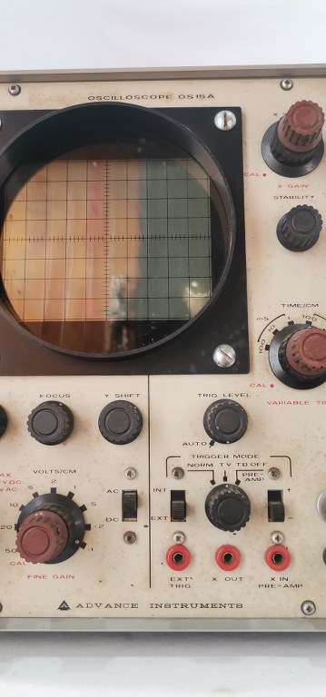 Vintage Advance Electronics Oscilloscope OS15A