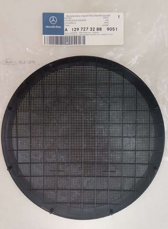 New Mercedes SL R129 Front Door Speaker Grill - A1297273288