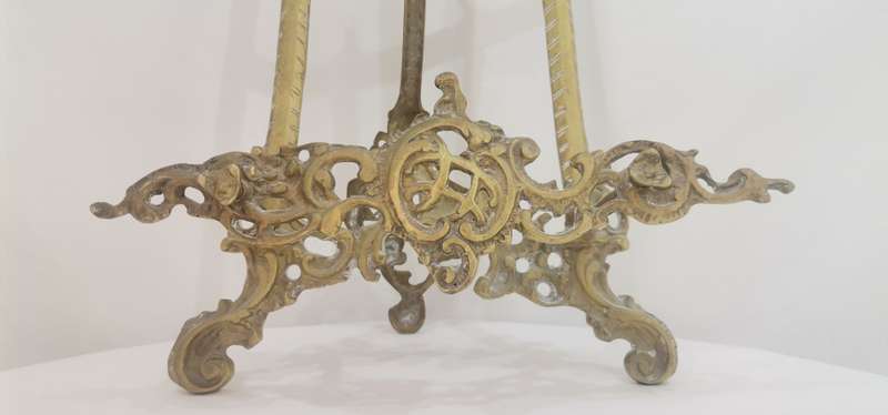 Ornate, Victorian Style Brass Picture/Book Easel