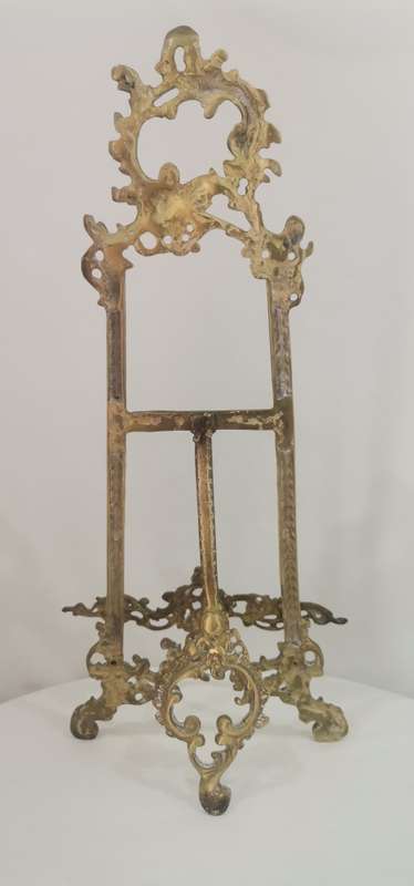 Ornate, Victorian Style Brass Picture/Book Easel