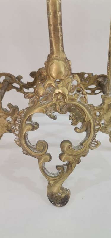 Ornate, Victorian Style Brass Picture/Book Easel