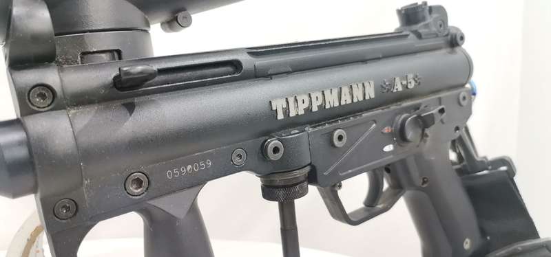 TIPPMANN A5 with 16" Sniper Barrel & ACCESSORIES