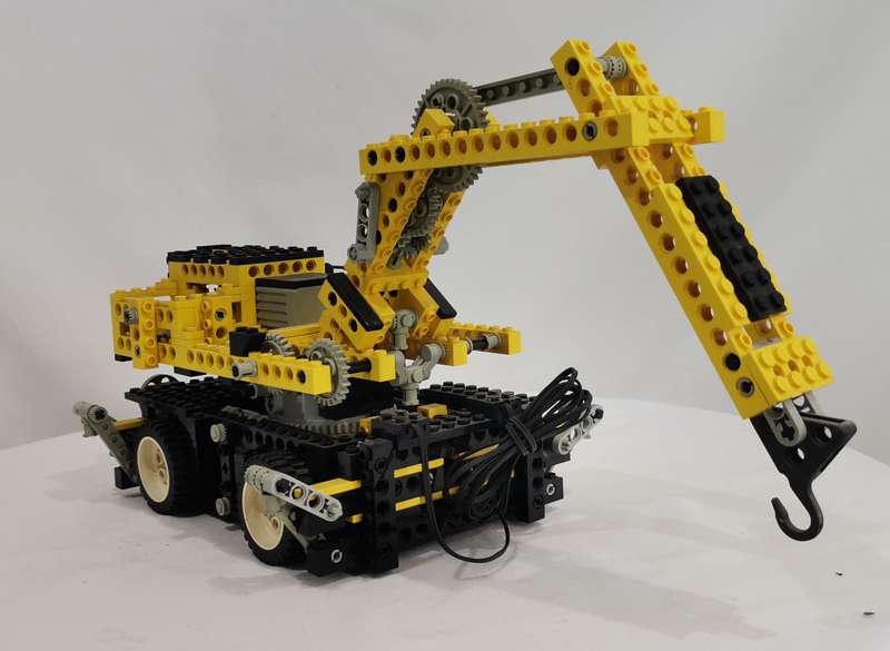 RARE Vintage LEGO Technic 8094 Control Center  Assembled Crane, With Controller
