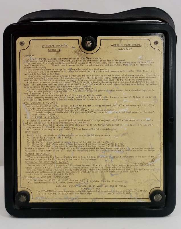 Vintage AVOmeter 8 Mach II, circa 1960s