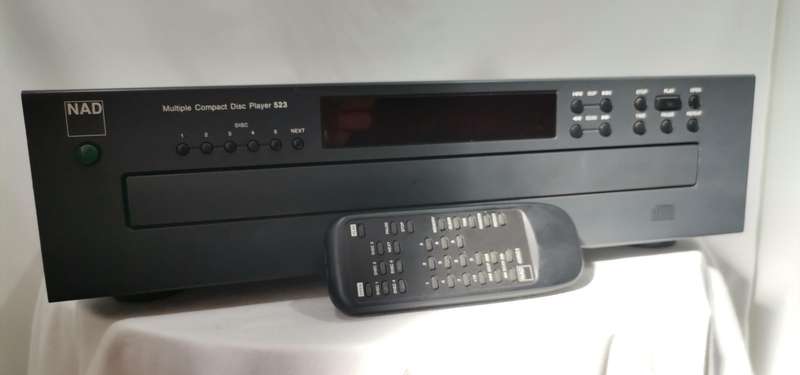 NAD 523 - Multi Disc CD Player with Remote Control & User Manual