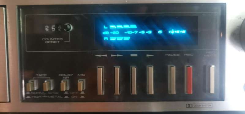 Vintage Pioneer CT-520 Stereo Cassette Player