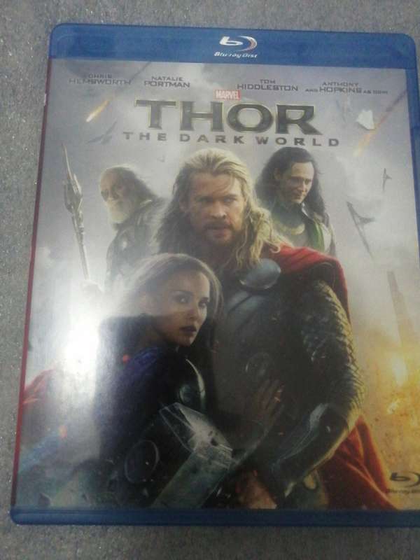 Thor The Dark World Blu Ray