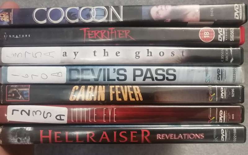 7 dvd Horror Bundle