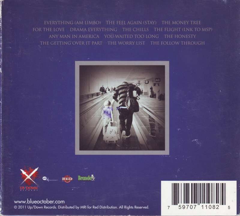 BLUE OCTOBER - Any Man In America (CD, digisleeve) UP/DOWN 1101 EX