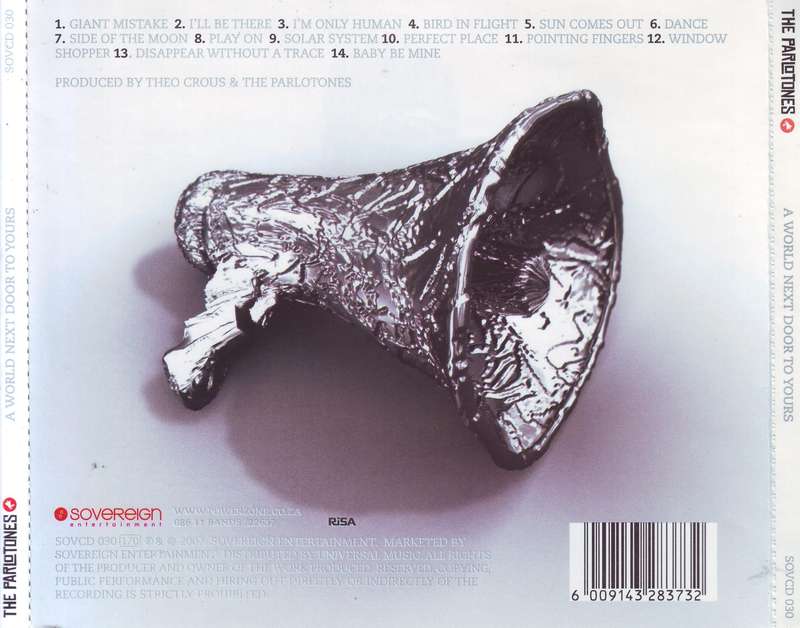 THE PARLOTONES - A world next door to yours (CD) SOVCD 030  EX