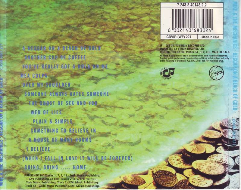 MIKE &  THE MECHANICS - Beggar on a beach of gold (CD) CDVIR (WF) 221 VG+
