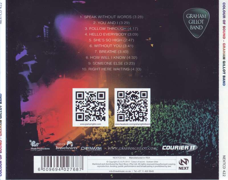 GRAHAM GILLOT BAND - Colour of sound (CD) NEXTCD 422 NM (R25 SALE)