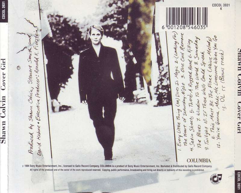 SHAWN COLVIN - Cover girl (CD) CDCOL 3931 VG
