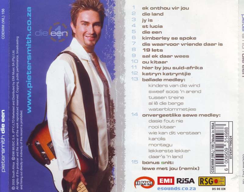 PIETER SMITH - Die een (CD) CDEMIM (WL) 156  VG