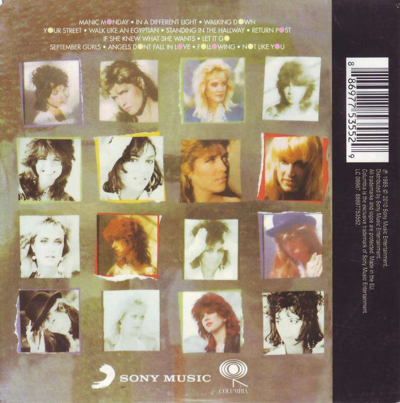 BANGLES - Different light (CD, cardsleeve) 88697753552 VG+