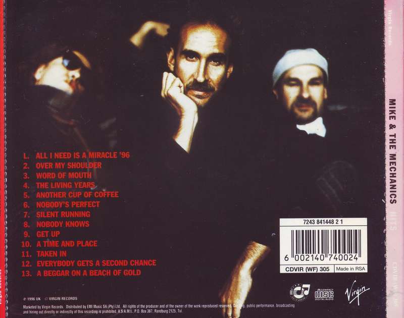 MIKE & THE MECHANICS - Hits (CD) CDVIR (WF) 305 VG