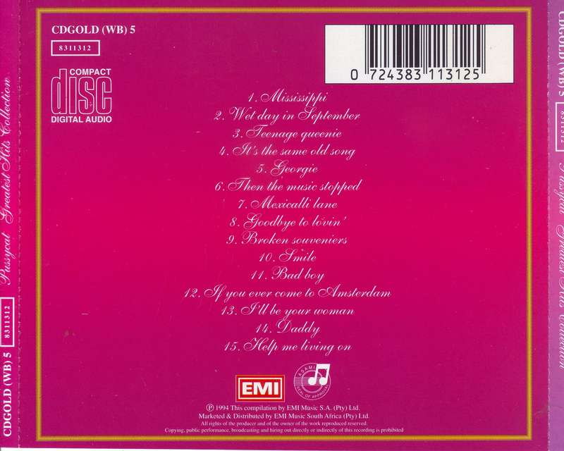 PUSSYCAT - Gold greatest hits collection (CD) CDGOLD (WB) 5 [8311312] VG+