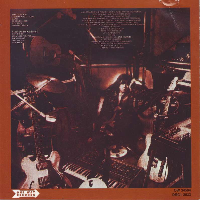 DAVE EDMUNDS - Subtle as a flying mallet (CD) OW 34504 VG+