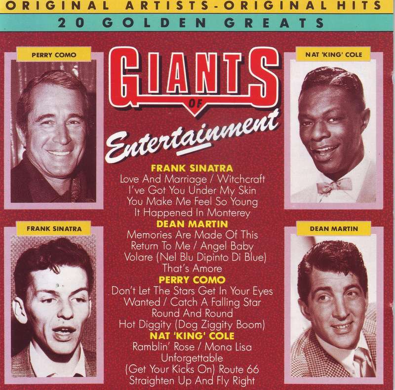 THE GIANTS OF ENTERTAINMENT - Compilation (CD) CD-GTS 76606 VG to VG+