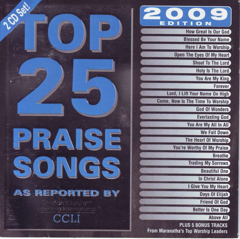 TOP 25 PRAISE SONGS 2009 EDITION - Compilation (double CD) MARCD971956 VG+/NM*